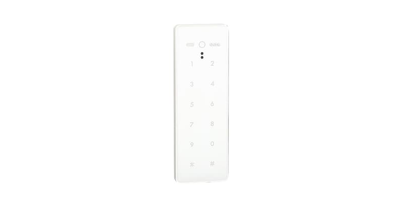 acre Secure-Touch White Mullion Reader w/keypad