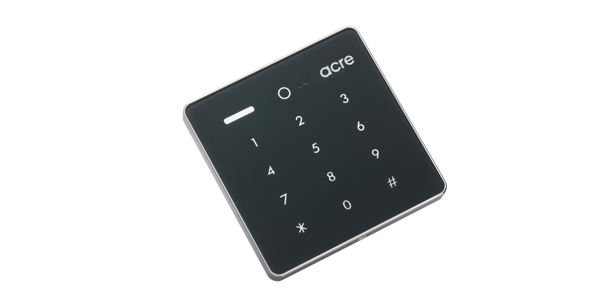 AQ50 Blk OSDP Square Rdr w/Keypad