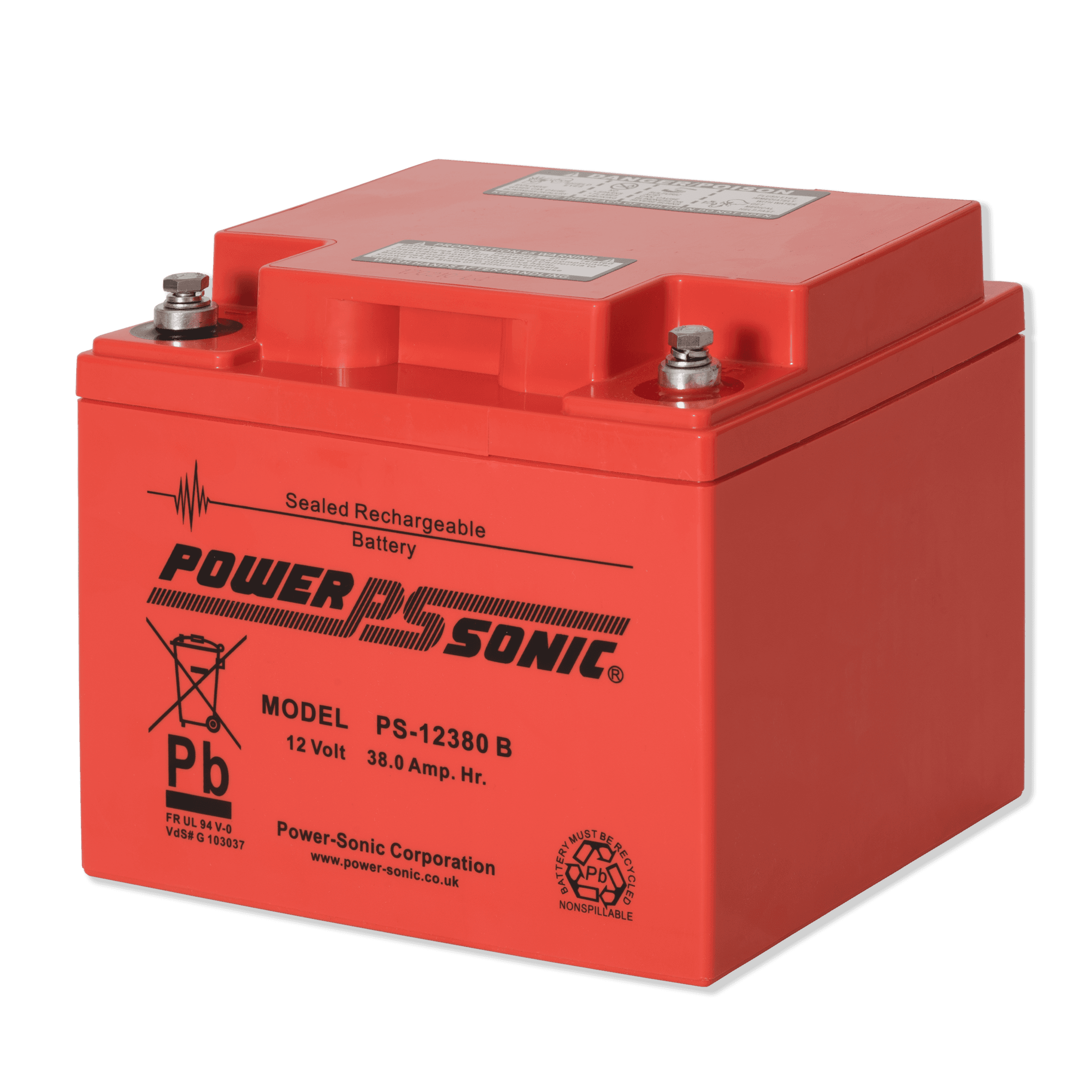 PS12380 Battery 12v/38.0Ah Flame Ret.
