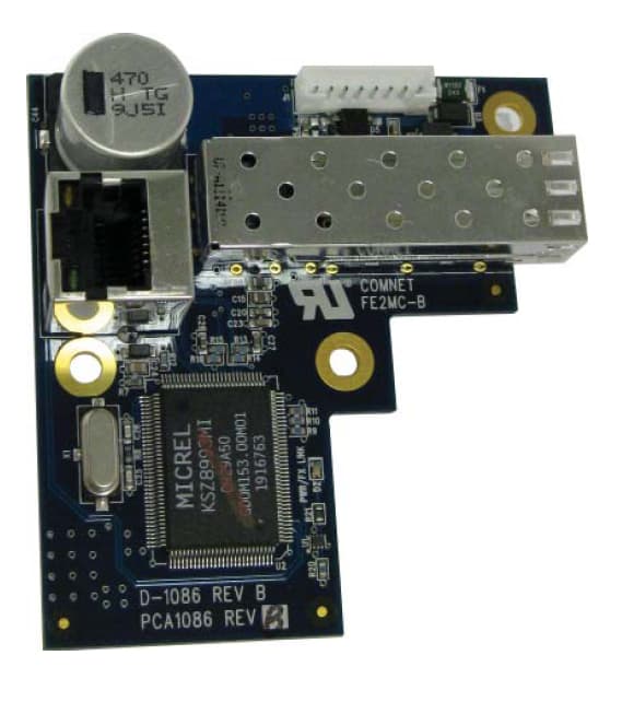 MEDIA CONVERTER, 100MB/S BOARDBOSCH DOME, SFP REQUIRED