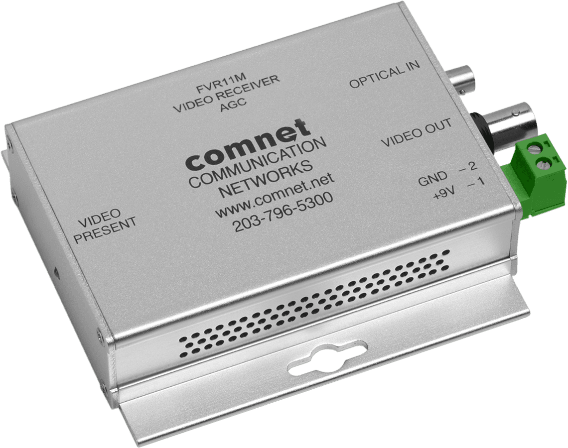 SINGLE VIDEO RX, AGC 1F MM, 850 NM (MED)