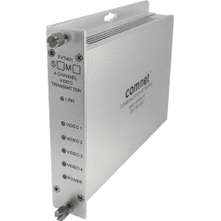 Analog Video Transmitter, 4 Channel, multimode, 1 fiber, High-Res