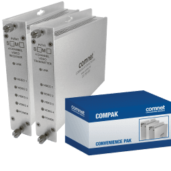 Kit, Analog Video, 4 Channel, multimode, 1 fiber